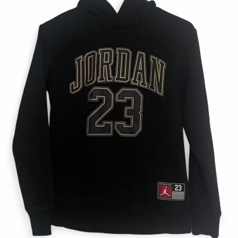 Boys Jordan Black Hoodie!